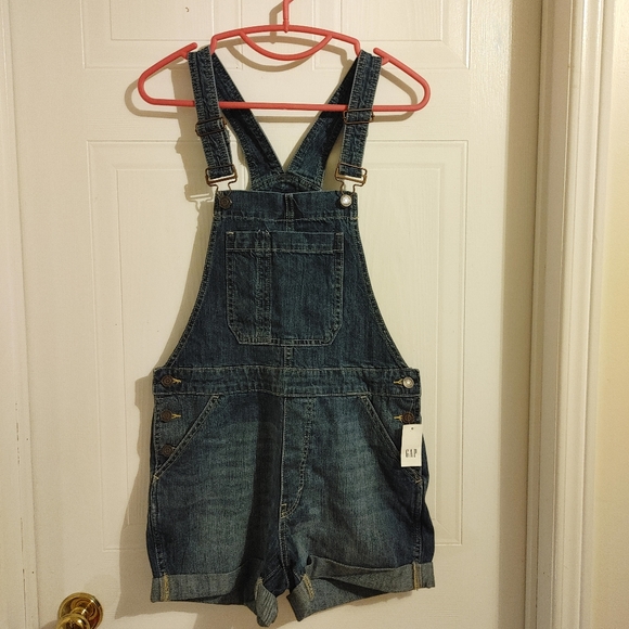 GAP Denim Short Overalls NWT - Picture 6 of 7